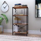 Estante Livreiro Baixa Multiuso Padova 60cm 4 Prateleiras Dem