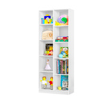 Estante Livreiro Branco Duplo C/ 10 Nichos