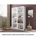 Estante Livreiro Califórnia Com 8 Nichos Branco