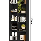 Estante/livreiro Com 10 Colmeias Preto Potente