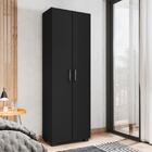 Estante Livreiro Com 2 Portas Bari Preto