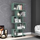 Estante Livreiro Com 4 Prateleiras Nichos Para Sala De Estar