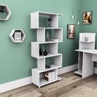 Estante Livreiro Com 5 Nichos Office Plus Appunto Branco