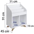 Estante Livreiro Com Cubos Aft021 Comm