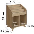 Estante Livreiro Com Cubos Aft021 Comm