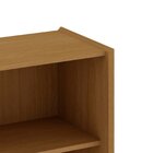 Estante Livreiro Com Molduras Detalhes Em 45° 100% Mdf E 2 Po