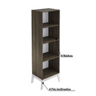 Estante Livreiro Com Pés De Madeira Genialflex - Demolição