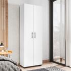 Estante Livreiro Com Portas Fabiana Branco