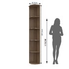 Estante Livreiro De Canto Cantoneira 201,6cm Evolution Plus T
