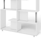 Estante Livreiro Design Branco Movelbento Rt 3071