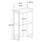 Estante Livreiro Dynamica Industrial 60cm 3 Prateleiras C08 C