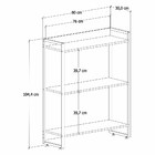 Estante Livreiro Dynamica Industrial 80cm 3 Prateleiras C08 C