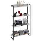 Estante Livreiro Dynamica Industrial 80cm 4 Prateleiras C08 B