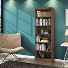 Estante Livreiro Huntington Ébano Rústico