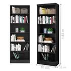 Estante Livreiro Huntington Preto Fosco