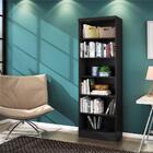 Estante Livreiro Huntington Preto Fosco