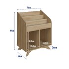 Estante Livreiro Infantil Affetto Aveiro Oak