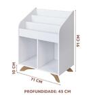Estante Livreiro Infantil Affetto Branco