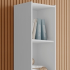 Estante Livreiro Janaina 4 Prateleiras Branco Ajl