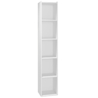 Estante Livreiro Janaina 4 Prateleiras Branco Ajl