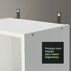 Estante Livreiro Madesa 6906 Com 6 Nichos - Branco