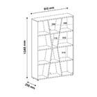 Estante Livreiro Messa Branco - Moveis Arapongas