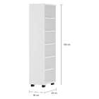 Estante Livreiro Modena Branca