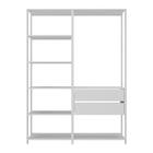 Estante Livreiro Modular 135cm 2 Peças Com 2 Gavetas Multimóv