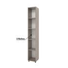 Estante Livreiro Modular Alcídes 30 Cm Com 5 Nichos