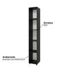 Estante Livreiro Modular Alcídes 30 Cm Com 5 Nichos