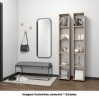Estante Livreiro Modular Alcídes 30 Cm Com 5 Nichos - Amadei
