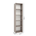 Estante Livreiro Modular Alcídes 45 Cm Com 5 Nichos - Carval
