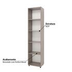 Estante Livreiro Modular Alcídes 45 Cm Com 5 Nichos - Carval