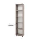 Estante Livreiro Modular Alcídes 45 Cm Com 5 Nichos - Carval