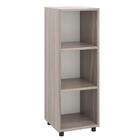 Estante Livreiro Modular Tica 30 cm com 3 Nichos - Carvalho S