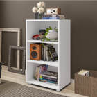 Estante Livreiro Modular Tica 45 Cm Com 3 Nichos - Branco
