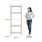 Estante Livreiro Modular Vivace Com 5 Prateleiras Organizador