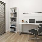 Estante Livreiro Multiuso 05 Prateleiras Milão - Branco