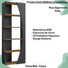 Estante Livreiro Multiuso 05 Prateleiras Proddy