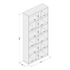 Estante Livreiro Multiuso 12 Nichos Xangai Branco - Politorno