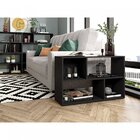 Estante Livreiro Multiuso 4 Nichos Versátil Caemmun Preto Tx