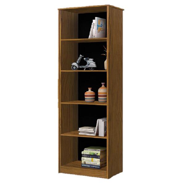 Estante Livreiro Multiuso 4 Prateleiras 1,71m Office Preto/na