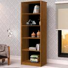 Estante Livreiro Multiuso 4 Prateleiras 1,71m Office Preto/na