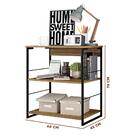 Estante Livreiro Multiuso Aço Lamina Mel Preto Brilho Morgan