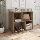 Estante Livreiro Multiuso Com 02 Nichos E 02 Prateleiras Mila