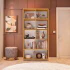 Estante Livreiro Multiuso Com 10 Nichos Belle Freijó