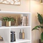 Estante Livreiro Multiuso Com 5 Nichos Cairo Branco