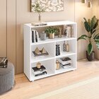 Estante Livreiro Multiuso Com 5 Nichos Cairo Branco