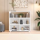 Estante Livreiro Multiuso Com 5 Nichos Cairo Branco