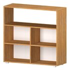 Estante Livreiro Multiuso Com 5 Nichos Cairo Freijó